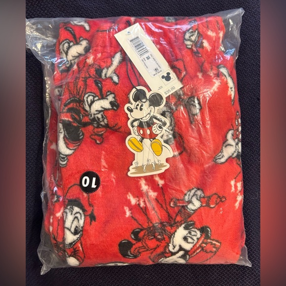 Adult Unisex Mickey & Friends Plush Fleece Pants - Picture 3 of 7